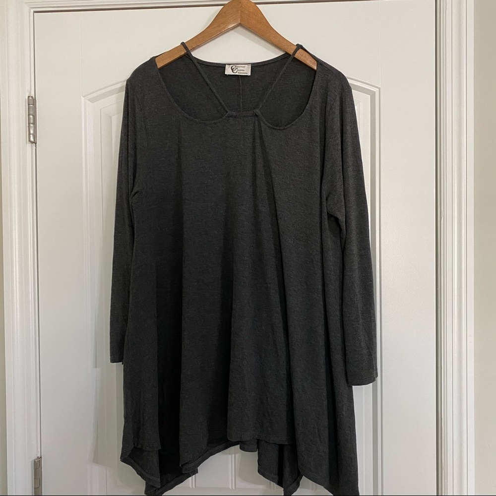 Tunic top with cute neckline